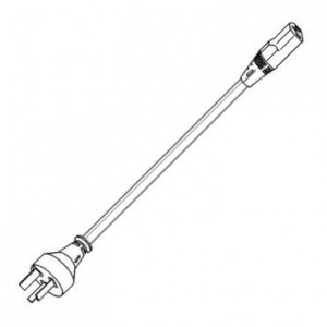 2106H 10 C3, Кабели питания переменного тока 10A/250V AUSTRALIAN 8FT (2.5m) BLACK