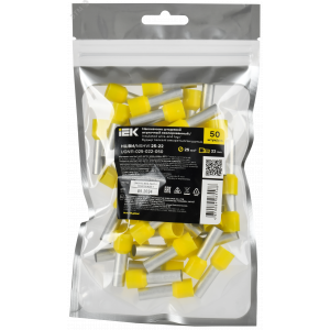 Наконечник НШВИ 25-22 желтый (50шт/упак) IEK UGN11-025-022-050