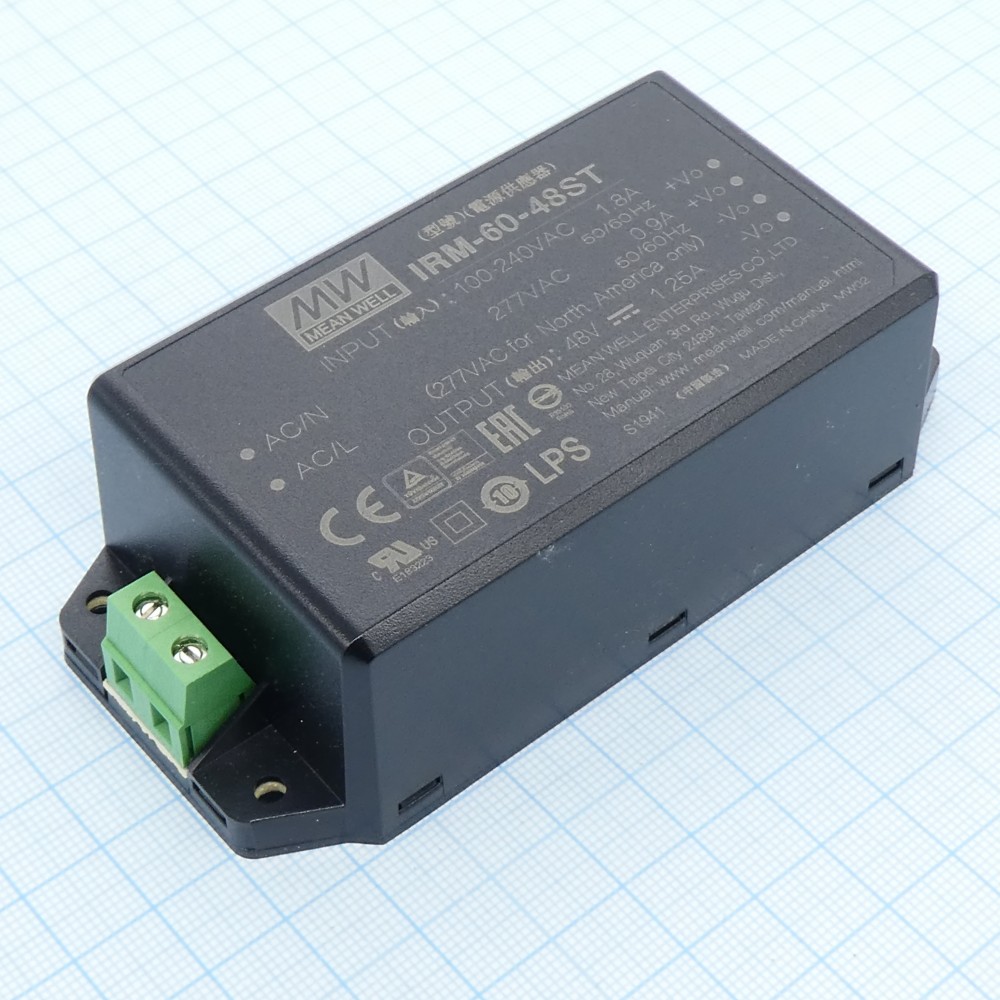 Изображение товара Магнитный блок питания IRM-60-48ST 60Вт 48В 1.25А для промышленности