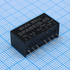 DPAN02B-05, Преобразователь DC/DC, на печатную плату, 2 Вт