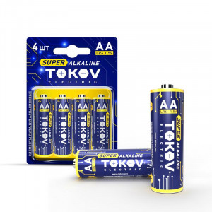 Элемент питания алкалиновый AA/LR6 (блист.4шт) TKE-ALS-LR6/B4