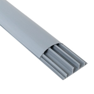 Напольный кабельный канал (70x16) (42 м) серый, RAL 7046 EKF C-Line kkn-70-16