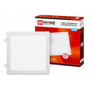 Светильник светодиодный SLP 24Вт 230В 4000К 1680лм 300мм IP40 встраив. квадрат. панель бел. 4690612035710