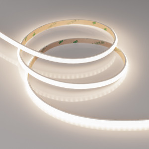 Лента герметичная RTW-PW-A160-8mm 24V Day4000 (10 W/m, IP66, 2835, 5m) 038649, Светодиодная лента RTW-PW-A160, герметичная IP66 (PW - матовая силиконовая трубка). Светодиоды 2835, 160 шт/м (800 шт на 5м), белая плата, скотч 3M. Цвет ДНЕВНОЙ 4000K, цветопередача CRI>90 , угол 120°. Питание 24В, мощность 10 Вт/м (50 Вт на 5 м). Размер