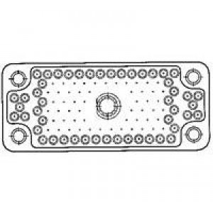 202800-2, Разъемы стоек и панелей 160POS RECPT ASSY
