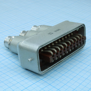 РШАВКП-20-3, Соединитель  низкочастотный, прямоугольный, внутреннего монтажа