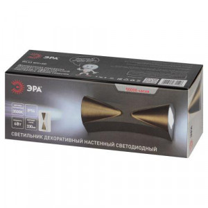 Светильник светодиодный WL43 WH+GD 6Вт 3500К для интерьера/фасадов IP54 бел./зол. Б0054423