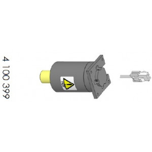 sic4100399, Модуль соленоида  диам. 38мм, прямоуг. разъем