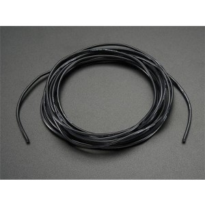 1881, Принадлежности Adafruit  Silicone Cover Stranded-Core Wire - 2m 26AWG Black