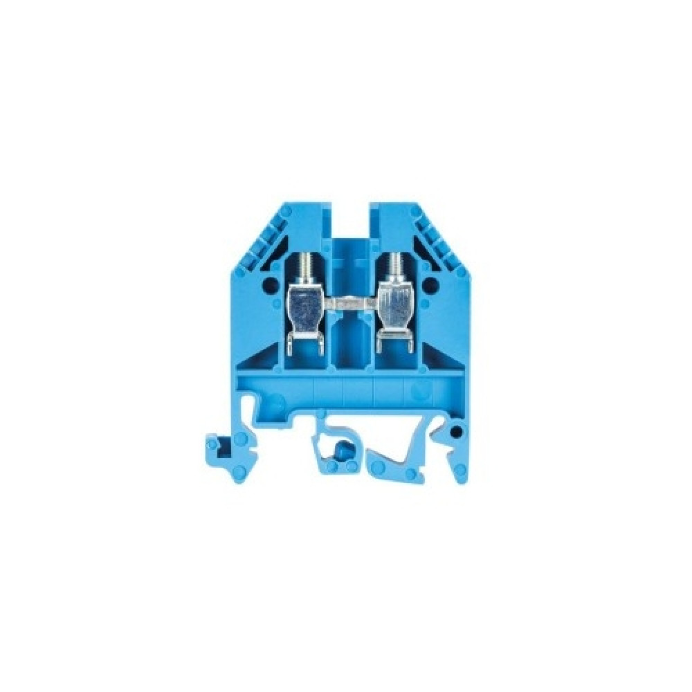 Изображение товара Проходная клемма WK 4 /U BLAU для DIN-рейки 35 мм 32А 800В