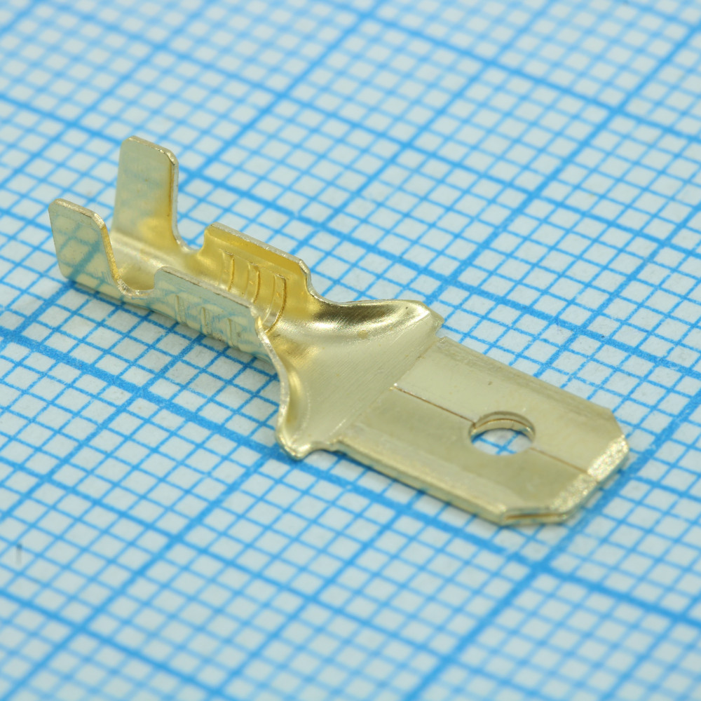 Изображение товара Разъем плоский неизолированный (папа) РП-П 2.5-(6.3)