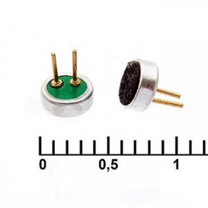 EM-6015P, Микрофон электретный <2,2kOm 2v 46dB