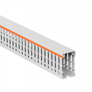 Короб перфорированный, без галогенов, светло-серый RLHF6 25x40 01163RLHF