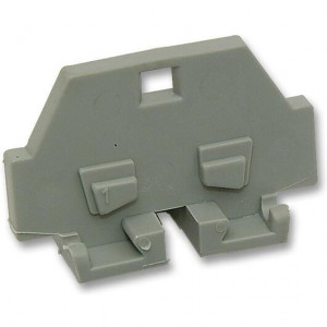 Торцевая крышка UJ2-2.5G, Торцевая крышка, для клемм UJ5-2,5, цвет: серый