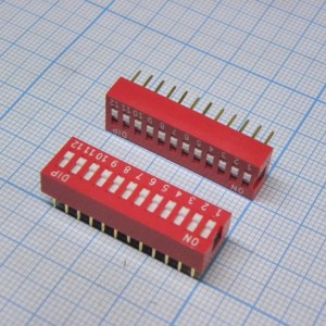 DSR-12-V, движковый переключатель