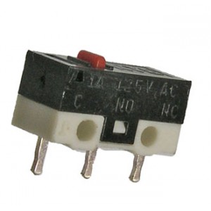 DM3-00P-110      125V 1A, Микропереключатель DM3-00P-110, 1 A, 125 В