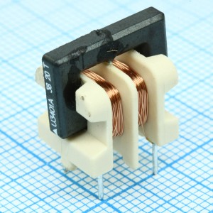 B82730U3401A020, Синфазный дроссель двухобмоточный 15мГн 10кГц 0.4A 2.4Ом монтаж в отверстие лоток