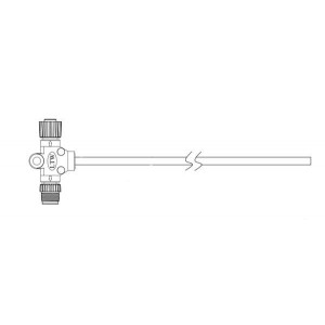 PB-040400-MF0-TSA10, Кабели для датчиков / Кабели для приводов M12B CONN MF CONN MF PIN