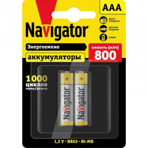 Аккумулятор AAA/HR03 94 461 NHR-800-HR03-BP2 (блист.2шт) 94461