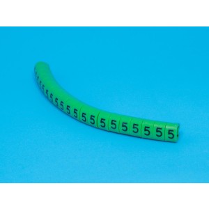 EC-1-5, Маркер цифра 5 d=3,0-4,2мм, зеленый, упак.20 шт.