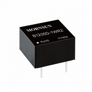 B1205D-1WR2, Преобразователь DC/DC 1 Вт, вход 12 VDC, выход 5 VDC, 0,2 A, DIP на плату