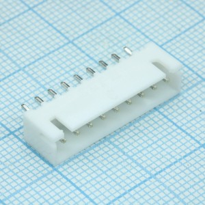 B9B-XH-A (LF)(SN), Серия XH. Корпус разъема - вилка на плату 9 контактов, шаг 2.5мм