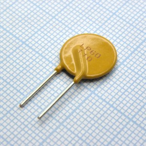 LP60-110F, Самовосстанавливающийся предохранитель PTC 1.1A(hold) 2.2A(trip) 60V 40A 1.51W 8.2s 0.14Ohm Radial 13 X 3.1mm, Bulk