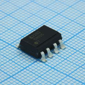 6N136S-TA1-L, Оптопара транзисторная, 2.5кВ 1Мбит/с  Кус=19...50%  +55...+100C