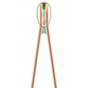 B57541G1103F005, NTC-термистор 10кОм ±1% двухпроводной 3612K >= -3.5 автомобильного применения россыпь