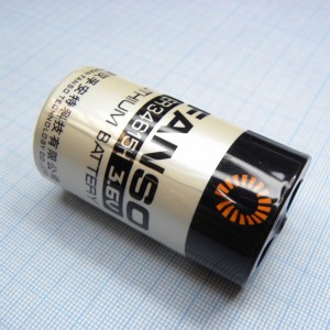 ER34615H/S, Li, SOCl2 батарея типоразмера D, 3.6 В, 19 Ач, стандартная форма, -55...85 °C
