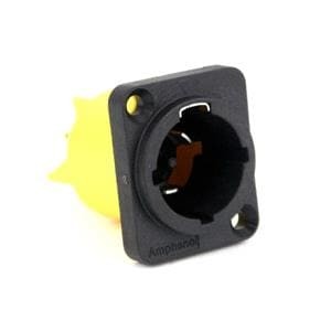 HPT-3-MD, Штепсельные вилки и розетки для сетей переменного тока Make/Inlet Pnl Mnt Spade Lug Term