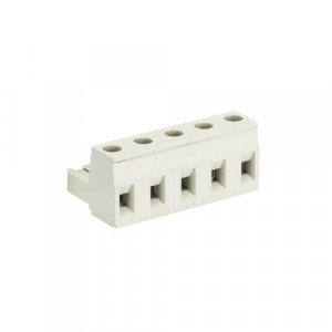 Розеточный разъем на кабель 8413 B/5 OB, Розеточный разъем, угловой, на кабель, шаг: 7.62 мм, 5 полюсов, фиксация провода винтовая, исполнение: без маркировки, 690V, 12А, цвет: серый