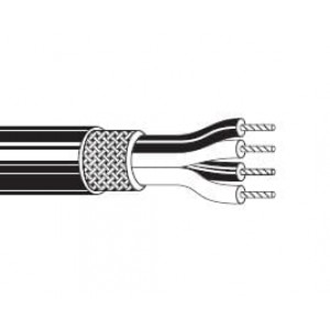1804A J5C500, Многожильные кабели 28AWG 4C SHIELD 500ft SPOOL BLACK