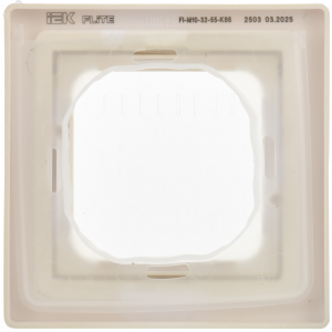 FLITE Рамка 1-местная IP55 Рпро-1-55-ФлСл сливочный IEK FI-M10-32-55-K86