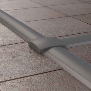 Кабель-канал напольный 50х12 L2000 пластик CSP-F G сер. 01032