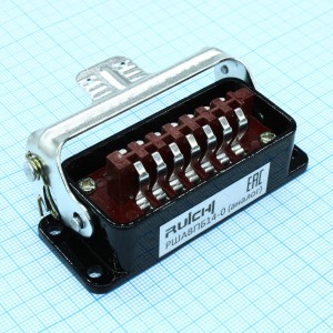 РШАВПБ-14-0 аналог, Приборно-кабельный соединитель 14 контактов