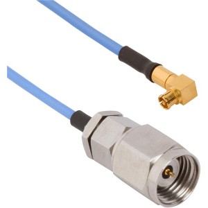 7016-0064, Соединения РЧ-кабелей 2.4mm M to SMPM F RA 0.047 Cable 6in