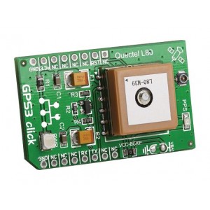 MIKROE-1714, GPS3 click, Встраиваемый GPS модуль форм фактора mikroBUS на
