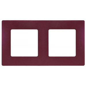 ETIKA Рамка 2 поста сливовая 672562
