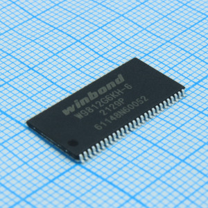 W9812G6KH-6, ОЗУ динамическое 128Мбит параллельное 54TSOP