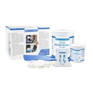 wcn17000010, 10062921 WEICON TB Flex F (1 кг) Эпоксидный композит пастообразный с минеральным наполнением, огнестойкий, бе