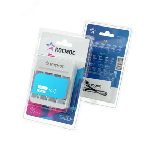 Устройство зарядное для аккум. батареек AA; AAA 4 слота KOC803USB