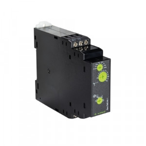 Реле времени flare TIME M4-1, Многофункциональное многодиапазонное реле времени, входное напряжение: 20.4 … 264 V AC/DC, 4 временных функции, настраиваемый интервал времени: 0.1 с … 1200 ч, 1 переключающий контакт, коммутируемый ток: 5А, установка на DIN рейку, серия flare TIME