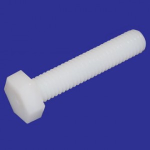 БОЛТ DIN 933 3X10 PA66, Болт пластиковый DIN 933, 3x10 мм, PA66