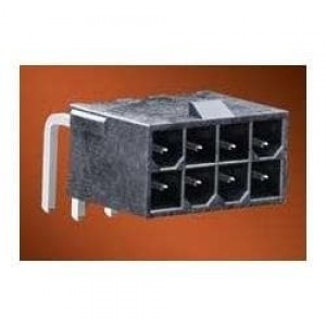 46991-1024, Проводные клеммы и зажимы Mini-Fit Jr LCP RA Hdr NoPeg 24ckt Tin