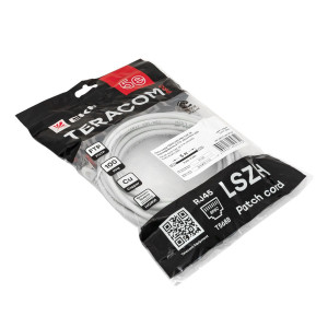 Патч-корд TERACOM PRO Cat.5E экранированный FTP оболочка LSZH серый (5,0м) TRP-5EFTP-LSH-5M-GY