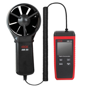 AM-30, Цифровой термоанемометр, предназначен для измерения скорости и температуры воздушного потока