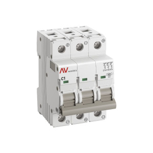 mcb6-DC-3-01C-av Выключатель автоматический AV-6 DC 3P 1A (C) 6kA EKF AVERES(кр.1шт)