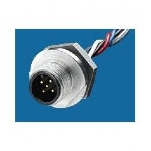 120070-5180, Цилиндрические метрические разъемы MIC M12 REC 8P BACK PG9 PIN