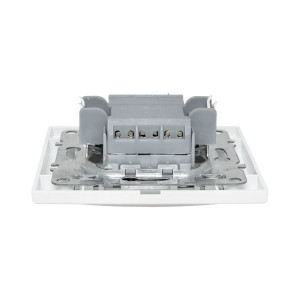 Выключатель 2-кл. СП Минск 10А IP20 с индикатором бел. Basic ERV10-123-10